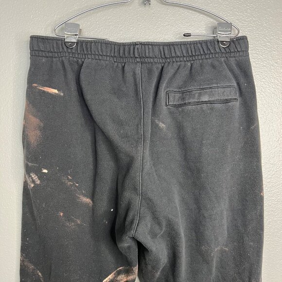 Nike Club Fleece Pants Black Bleach Dyed Men's Size XXL - Picture 5 of 10